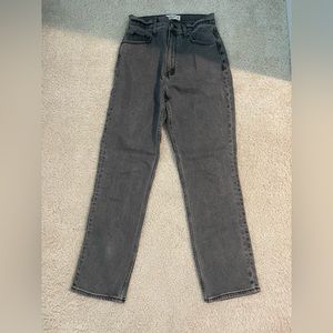 Abercrombie Ankle straight ultra high rise jeans - Curve Love size 26 Long